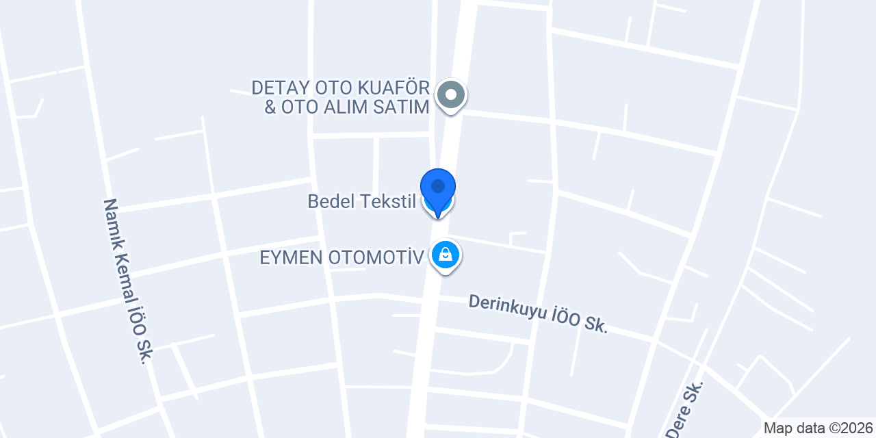 Bedel Tekstil konumu