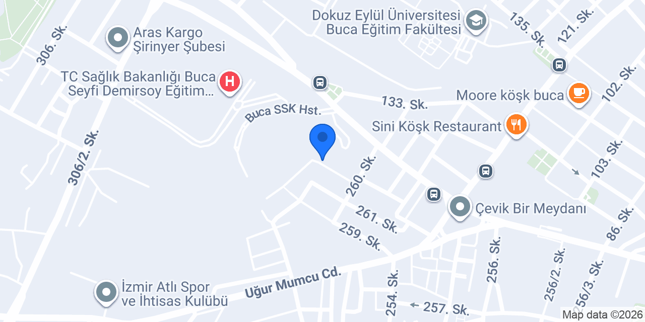 8 Plus Apart Buca konumu