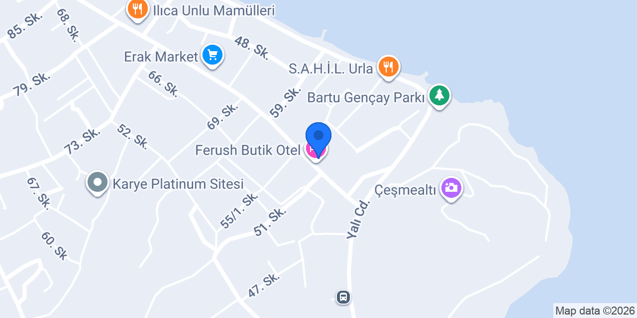 Ferush Butik Otel konumu