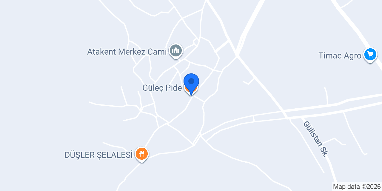 Güleç Pide konumu