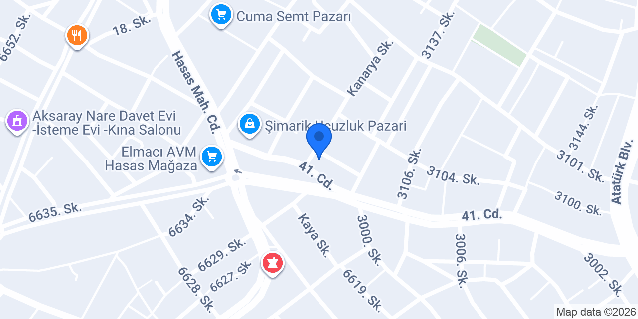 Őzer Market konumu