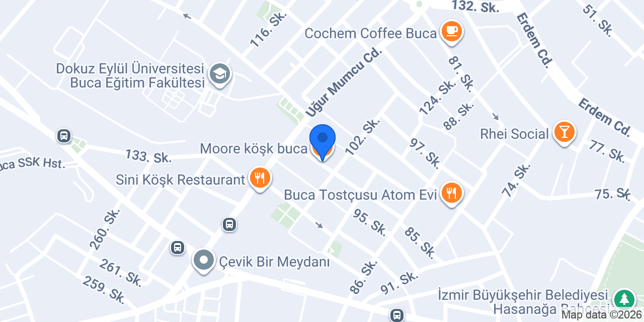 Moore köşk buca konumu