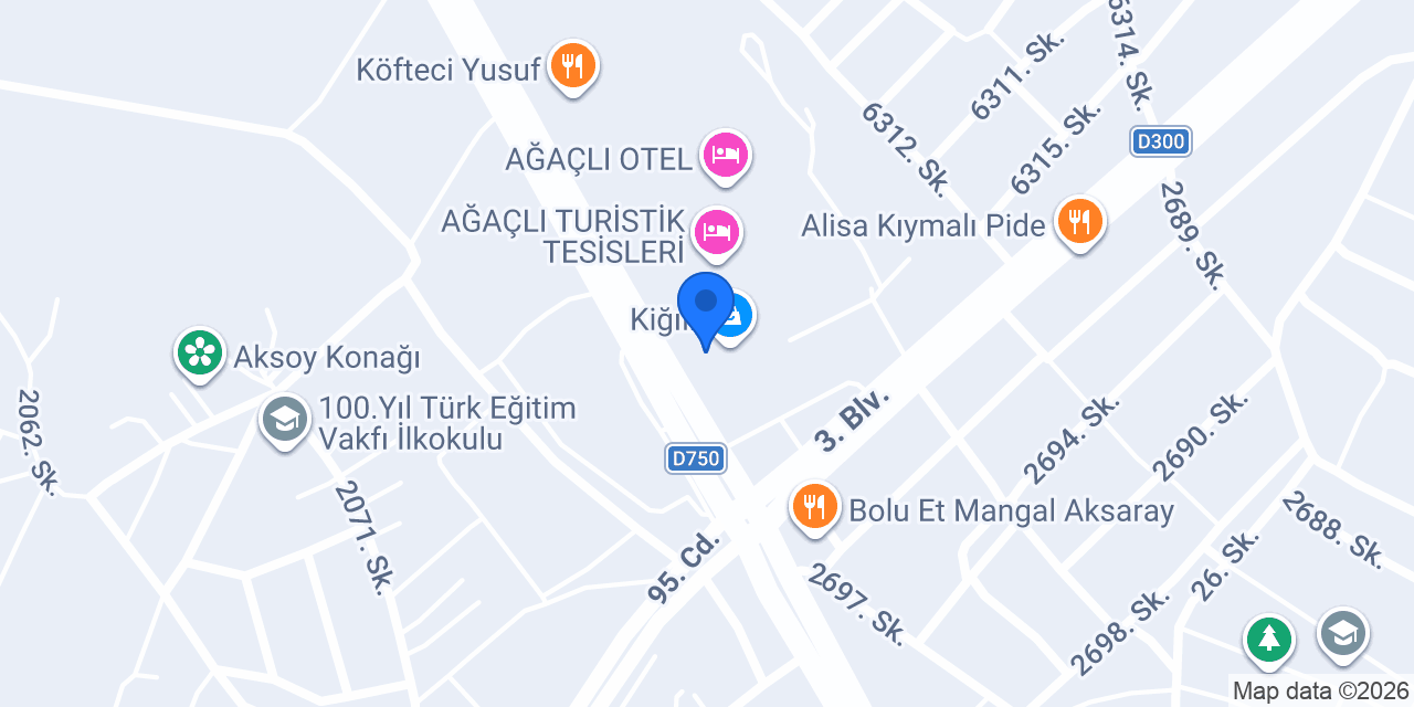 Ağaçlı Butik Pasta konumu