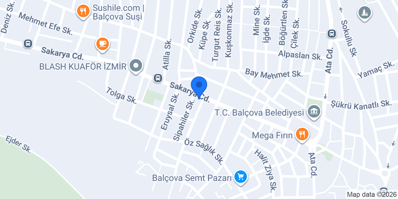 Balçova Violet Çiçek Atölyesi konumu
