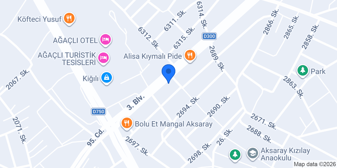 Gabba Home Aksaray konumu