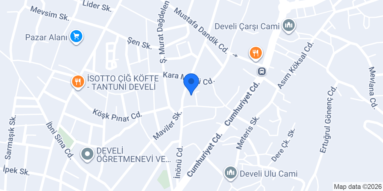 DHL eCommerce - Develi Şubesi konumu