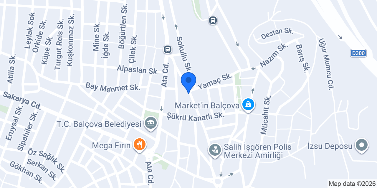 Mertali Rent a Car konumu