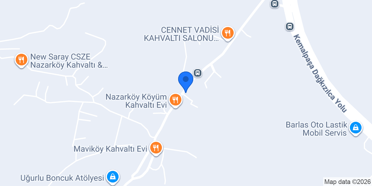Nazarköy otopark konumu