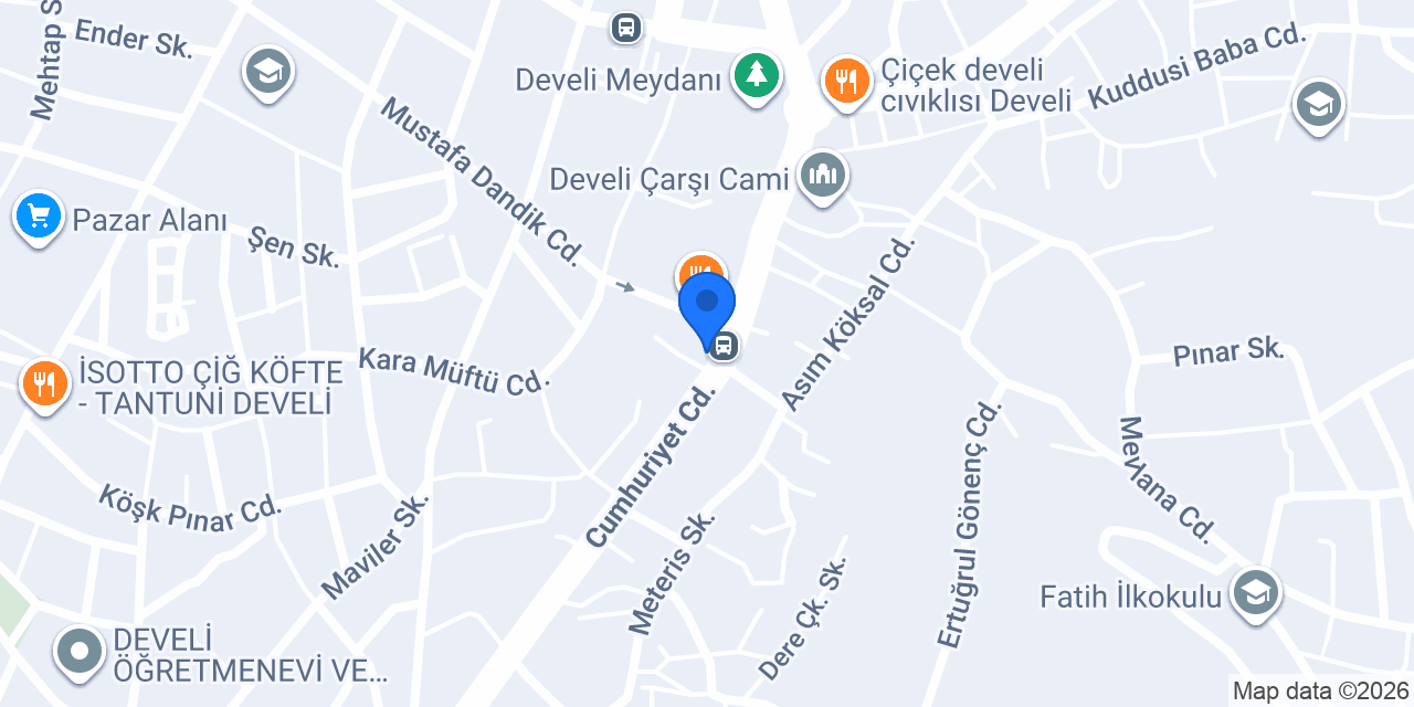 Belediye Hamam konumu