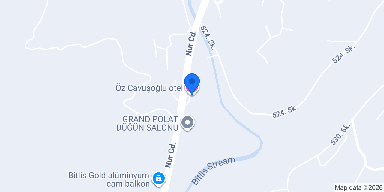 Öz Cavuşoğlu otel konumu