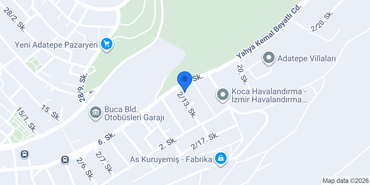 BUCA OTEL konumu