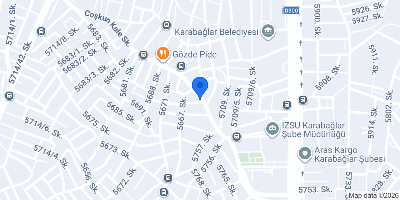 Çakır Oto Lastik konumu