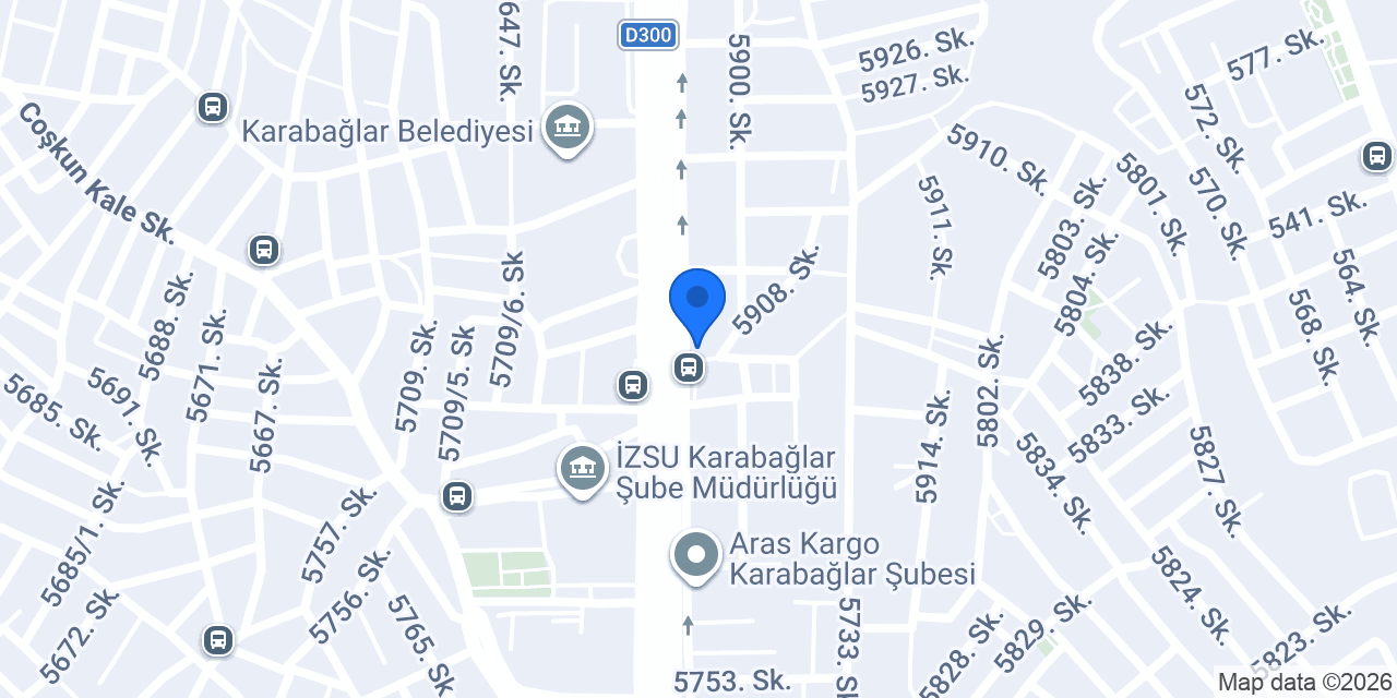 Kurtuluş Rulo Etiket konumu