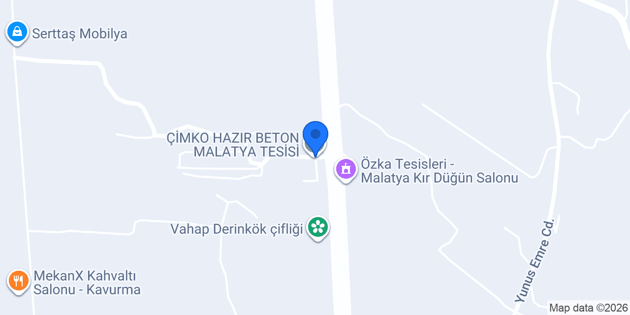 Karademir Hazır Beton konumu