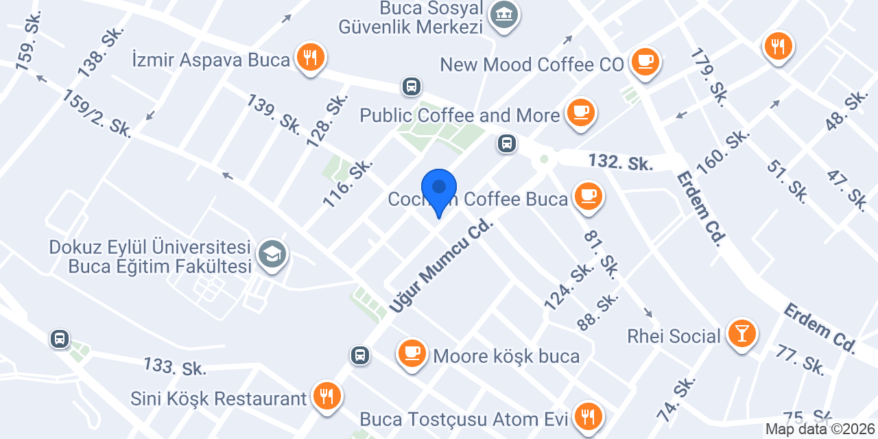 Buca Polis Merkezi Amirliği konumu