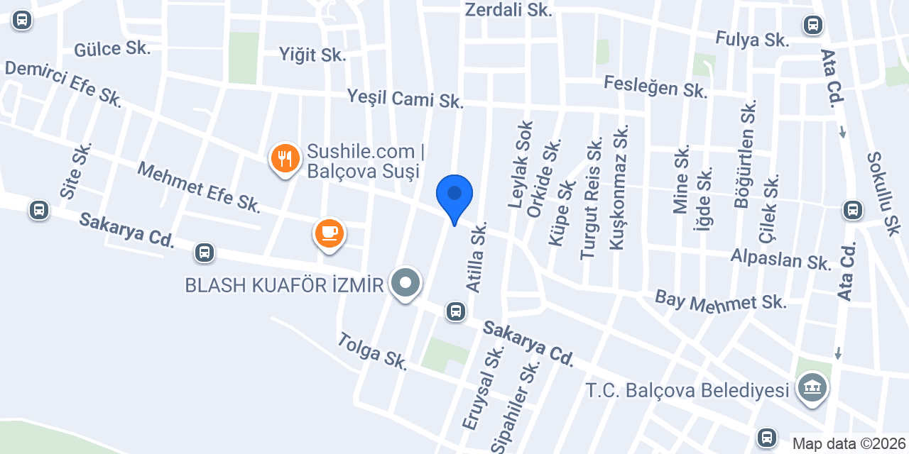 Bombacı Furkan - Balçova konumu