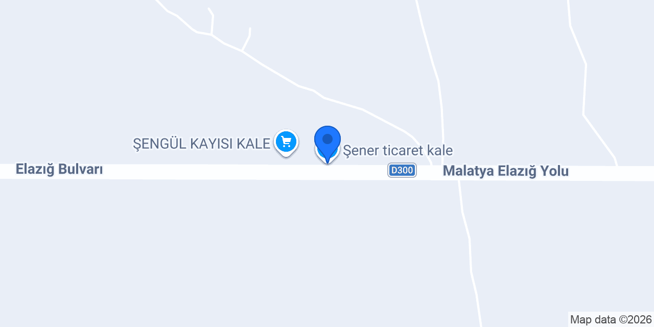 Şener ticaret kale konumu