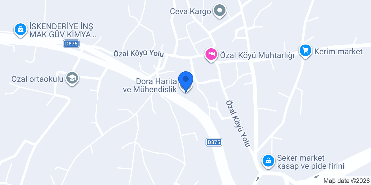 Dora Harita ve Mühendislik konumu