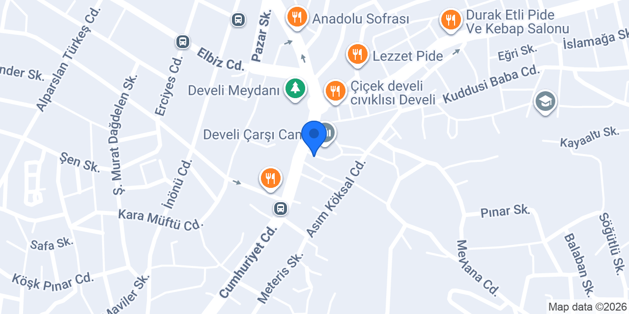 Öztürk Elektronik konumu