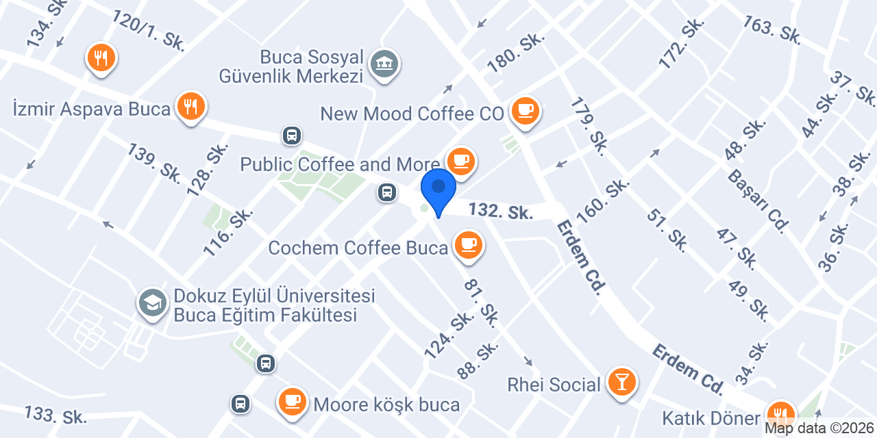 Türkiye İş Bankası Buca/İzmir Şubesi konumu