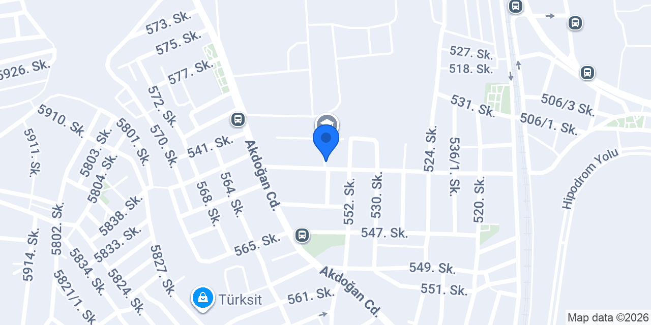 Yapı Kredi Bankası konumu
