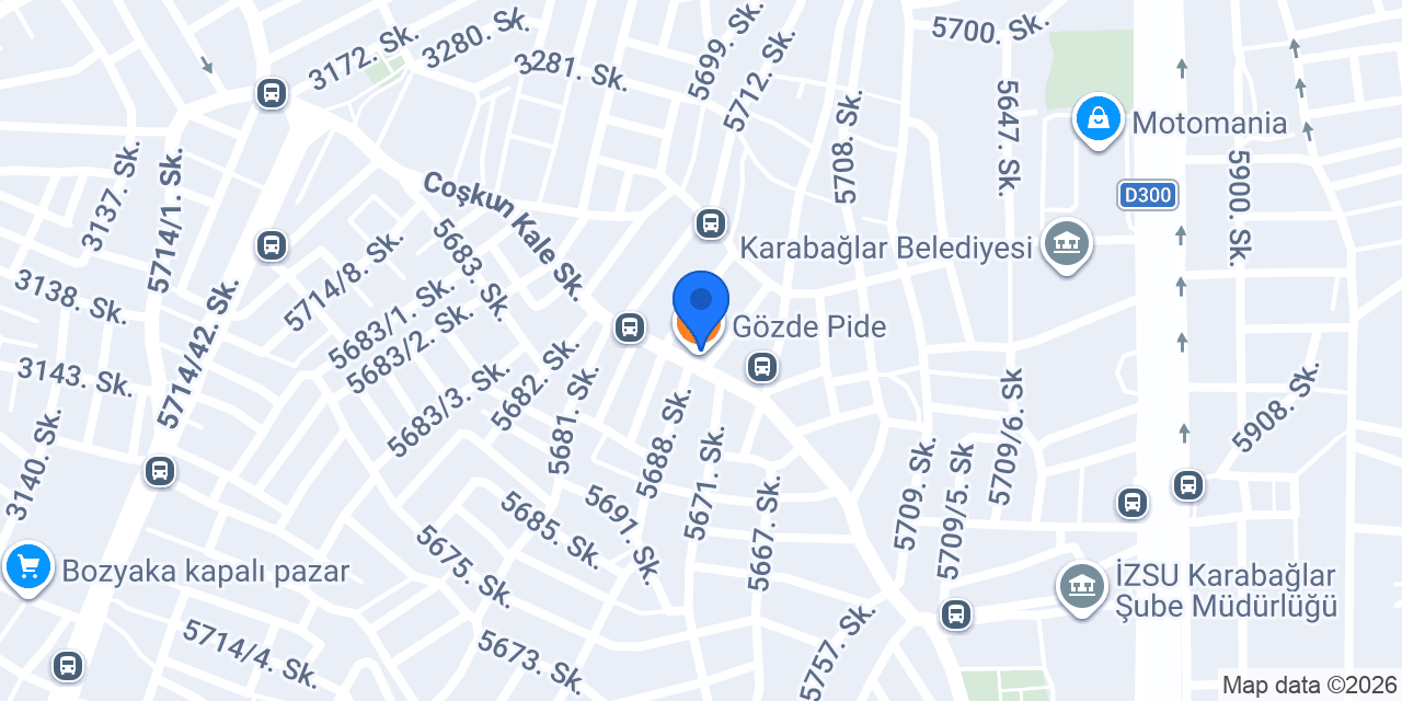 Gözde Pide konumu