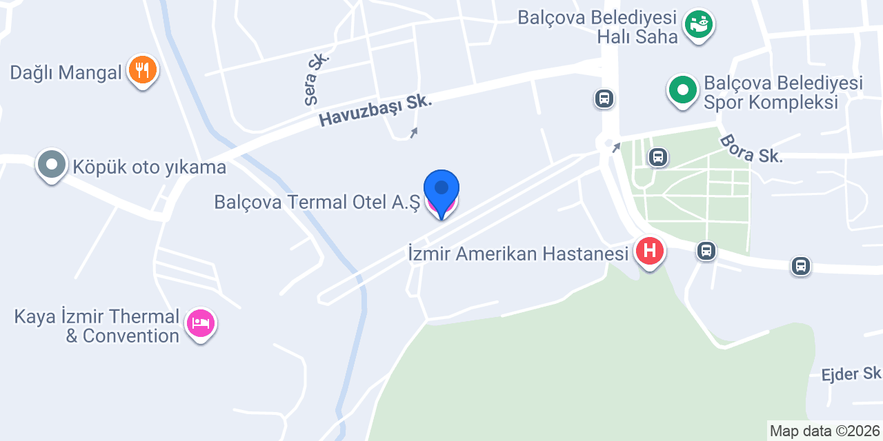 Balçova Termal Otel A.Ş. konumu