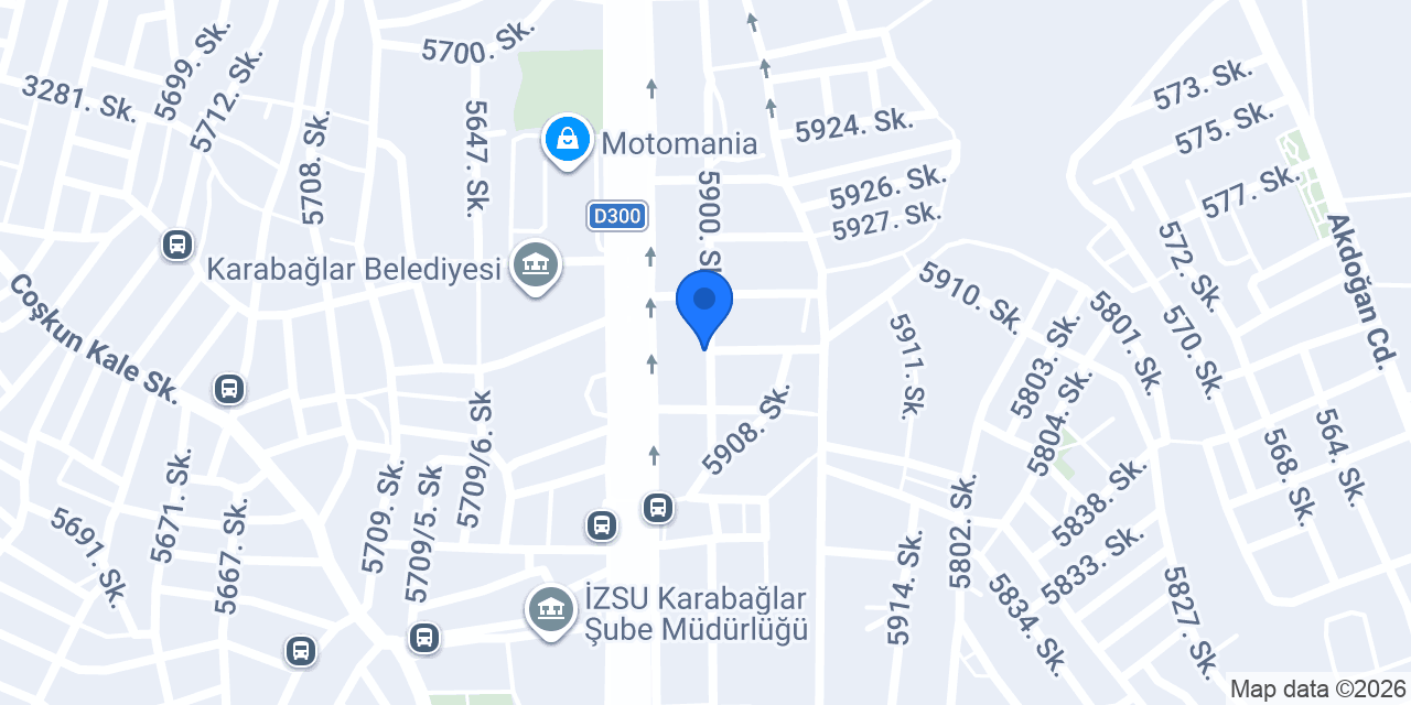 Karabağlar Şanzıman konumu