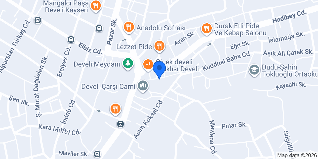 Dört Beceri Dükkân konumu