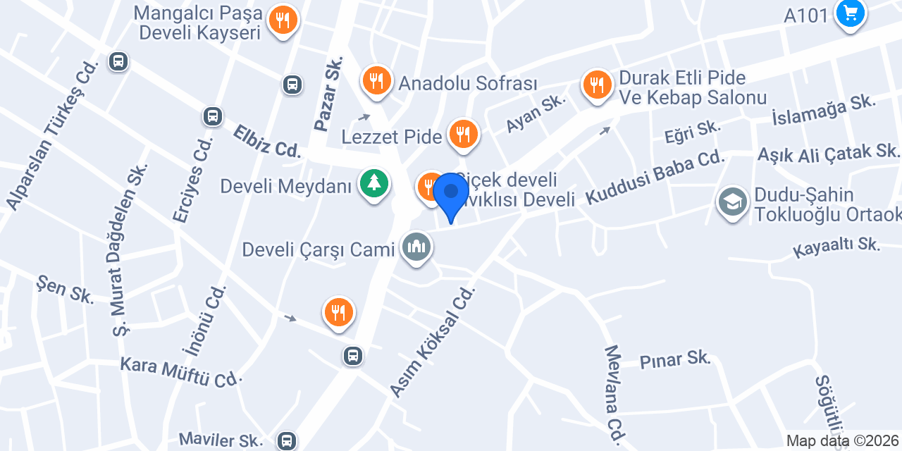 Bereket Develi Cıvıklısı konumu