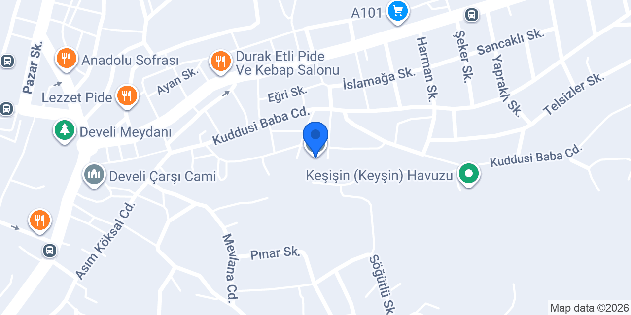 Dudu-Şahin Tokluoğlu Ortaokulu konumu