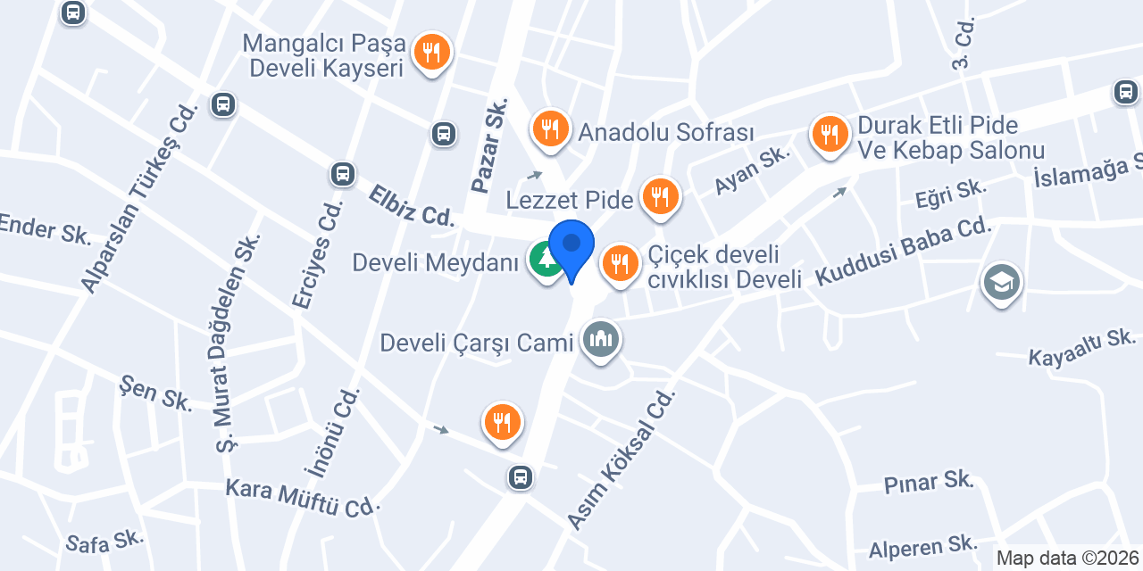 Mavi Yapı Malzemeleri konumu
