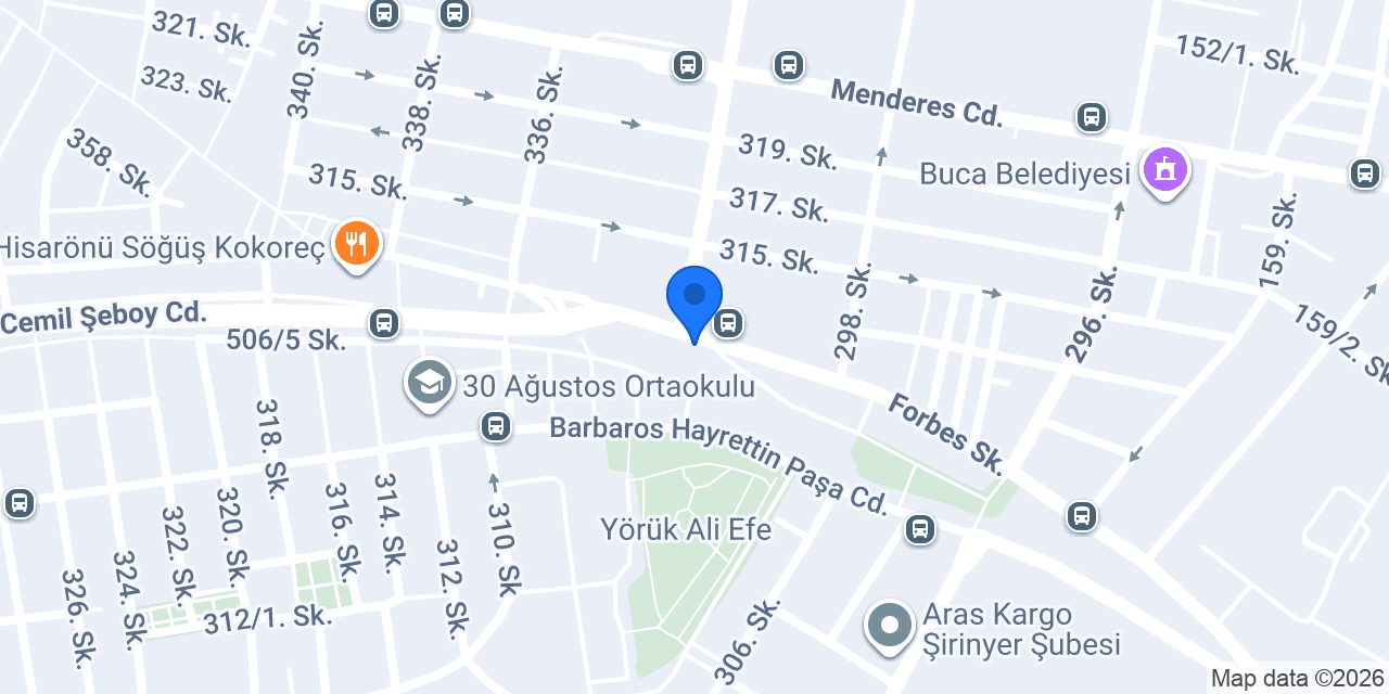 Barbershop İZMİR konumu
