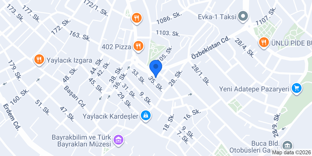 Domino's Pizza Evka1 konumu
