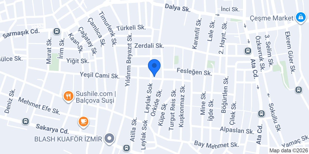 Bade Halk Pazarı konumu
