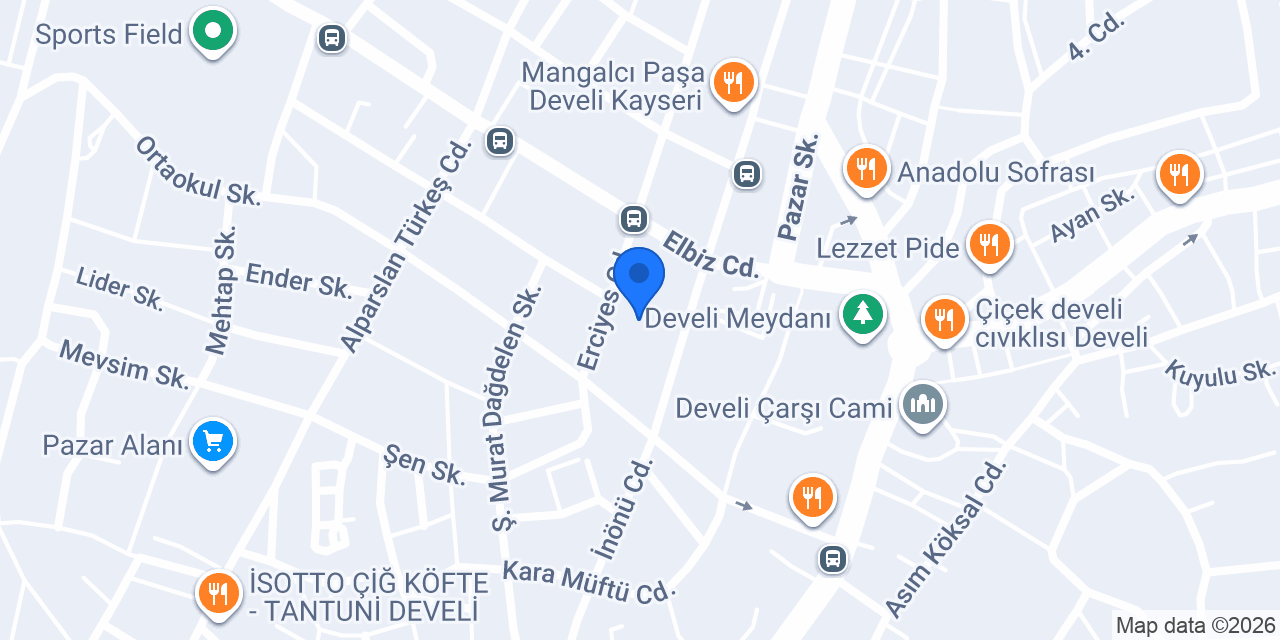 Develi Noterliği konumu