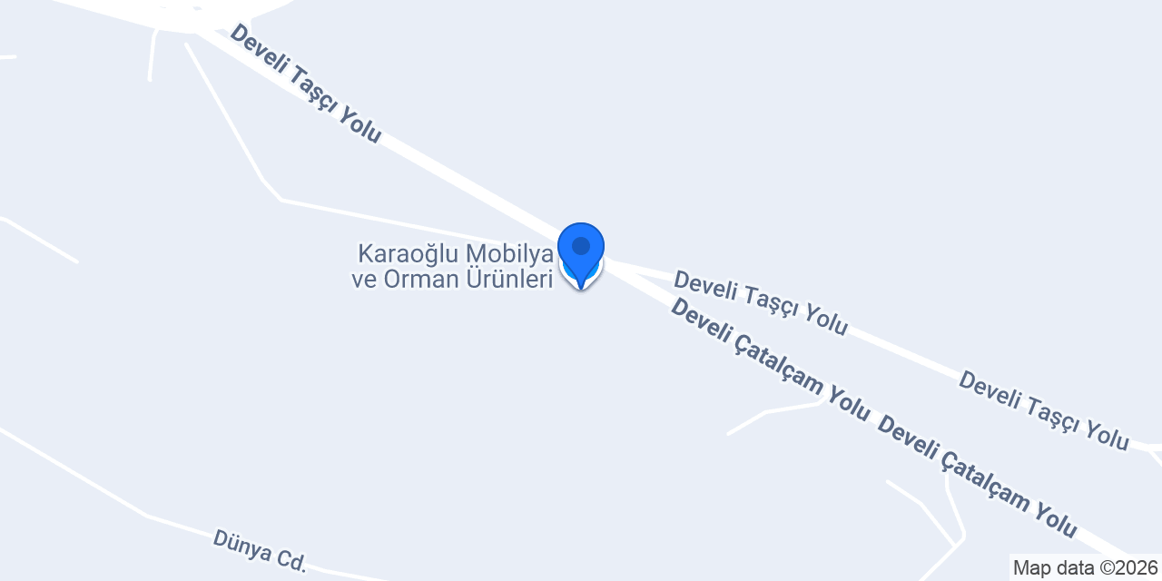 Karaoğlu Mobilya ve Orman Ürünleri konumu