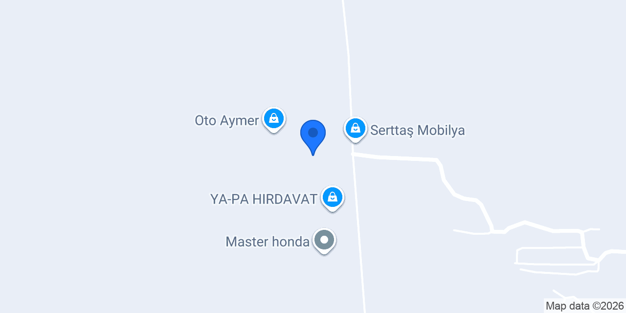 Özmir Yapı Mobilya konumu