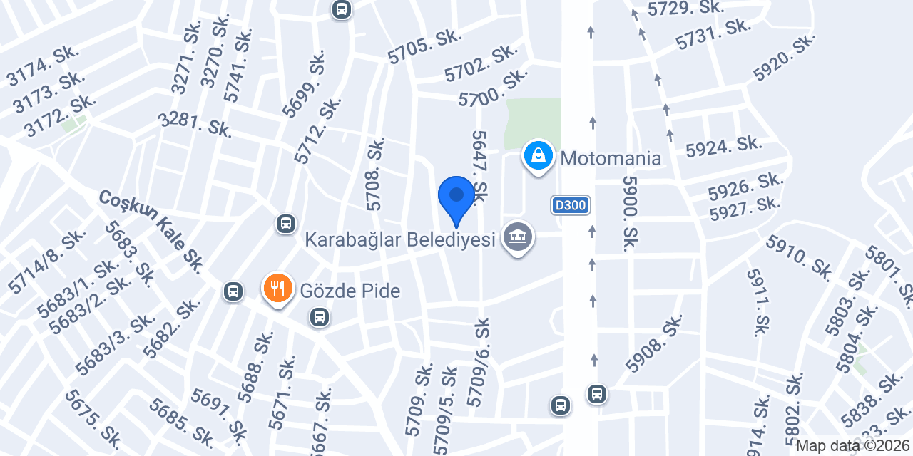 Ege Ulaşım - Karabağlar Şubesi konumu