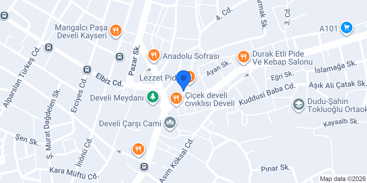 Yeroğlu Ticaret konumu