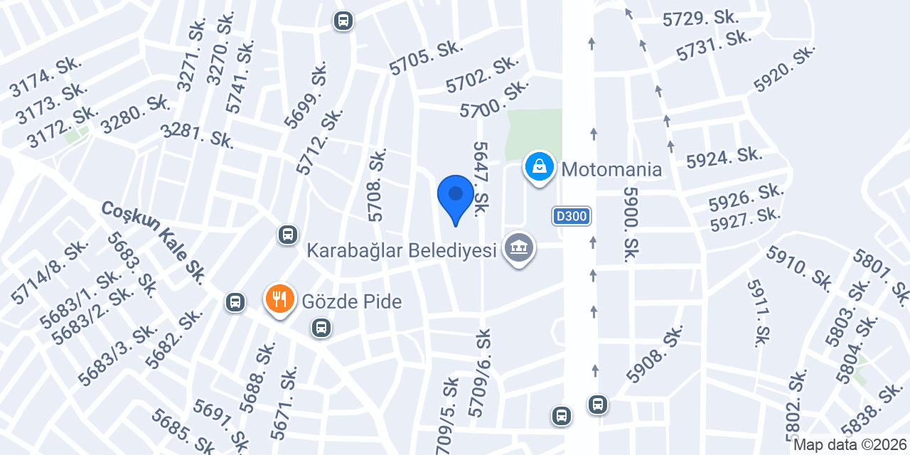KOŞVAR YAPI KARABAĞLAR ŞUBE konumu