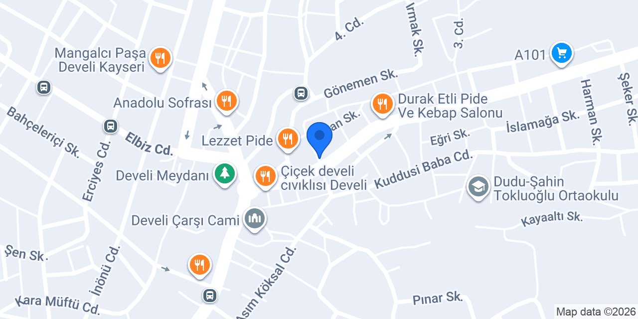 Tokerler İnşaat konumu