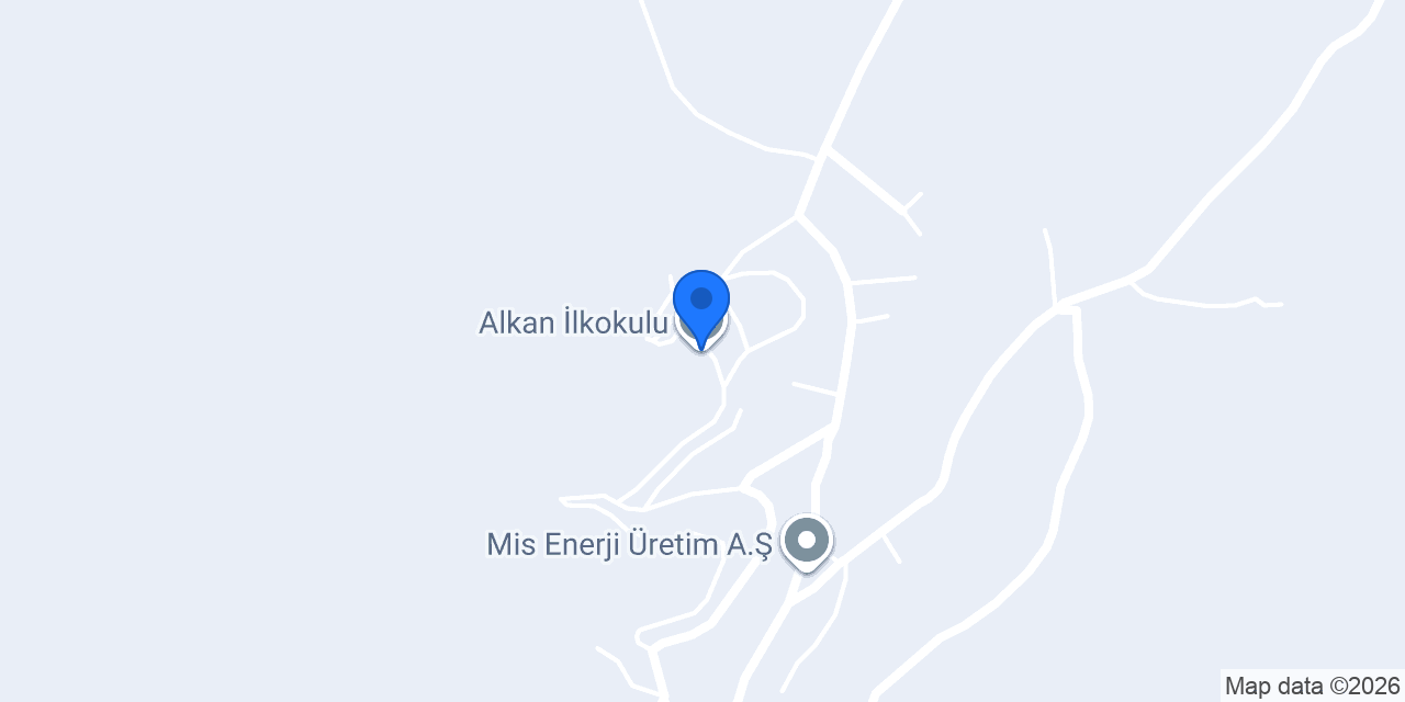 Alkan İlkokulu konumu