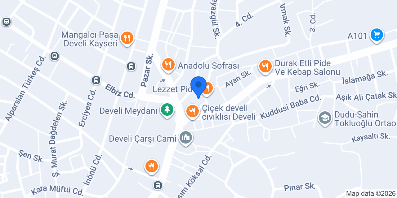 Bakırdağ lokantası konumu