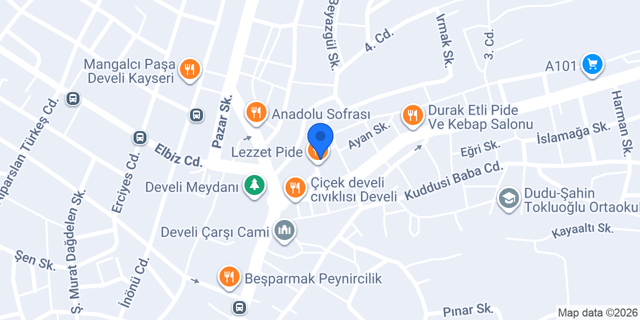 DEVELİ KURU TEMİZLEME konumu