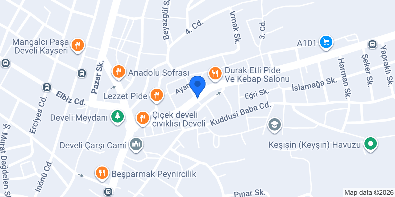 DEVELİOĞLU TARIM konumu