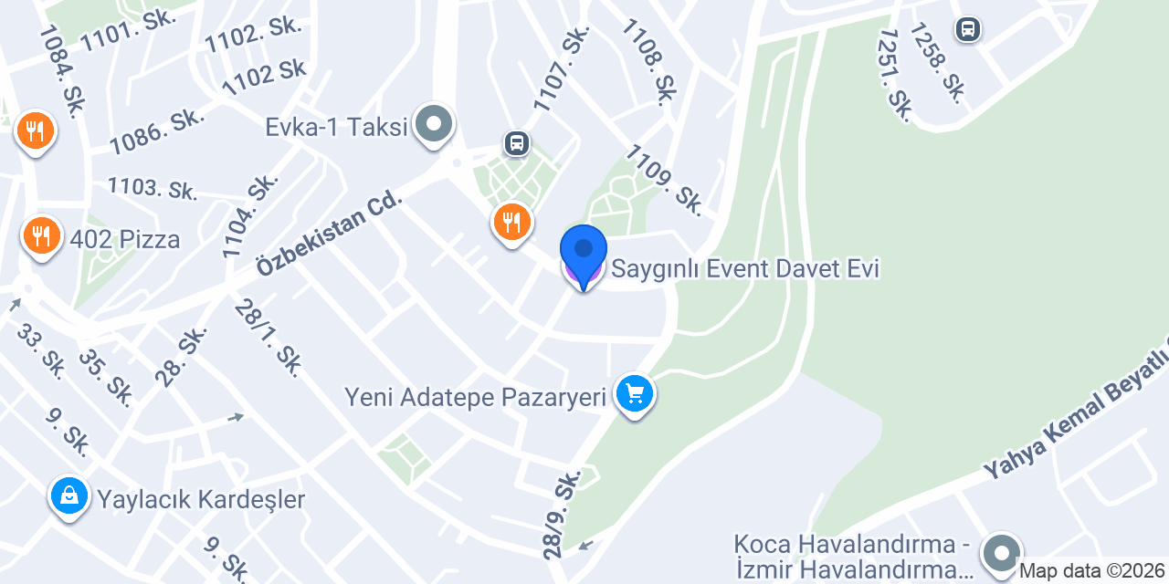 Saygınlı Event Davet Evi konumu