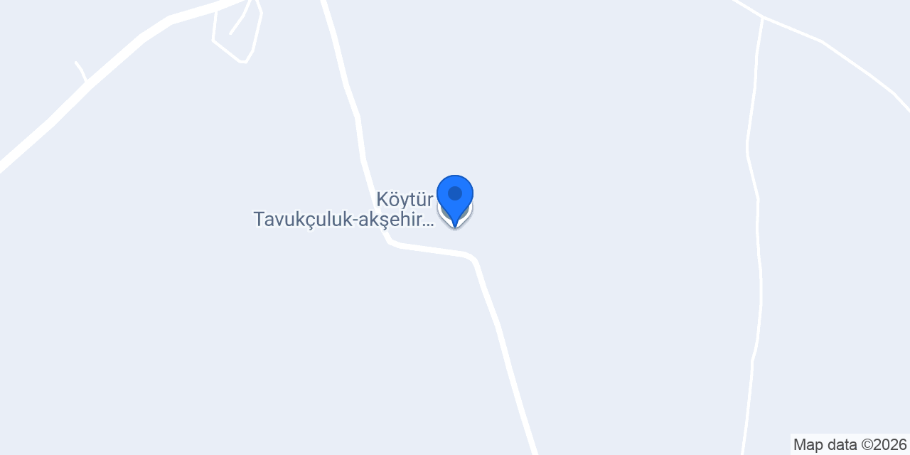 Köytür Tavukçuluk-akşehir Şubesi konumu