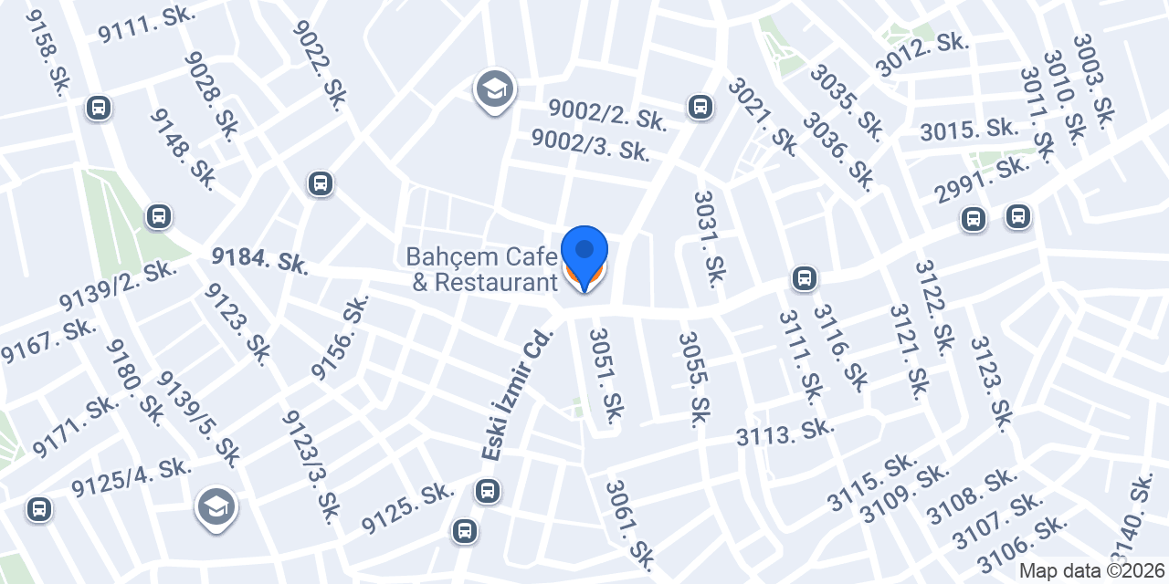 Bahçem Cafe & Restaurant konumu