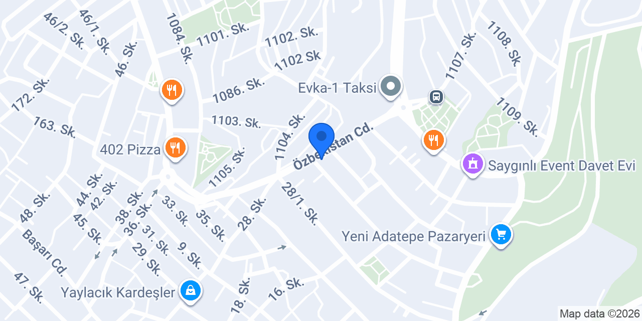 Özlem Market konumu